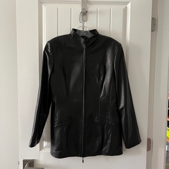 Danier Black Leather Jacket - Picture 1 of 5